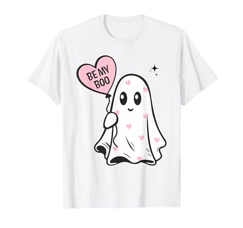 Be My Boo Cute Valentine Ghost T-Shirt
