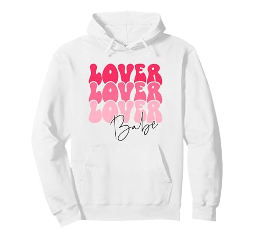 Lover Babe Retro Pullover Hoodie