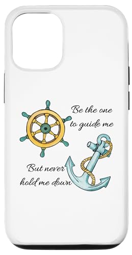 iPhone 15 Nautical Shipwheel Anchor Guide Case