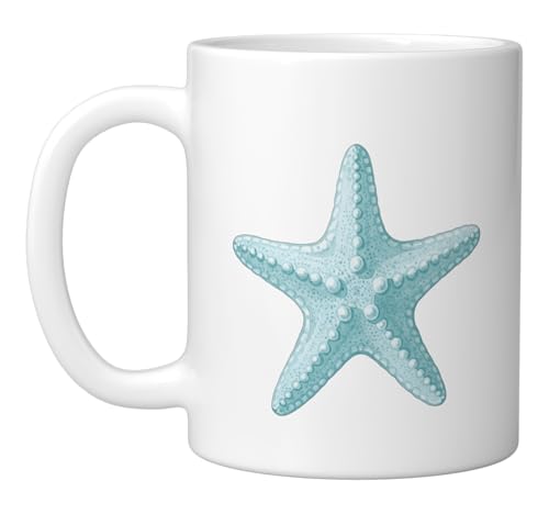 Coastal Starfish Ceramic Mug