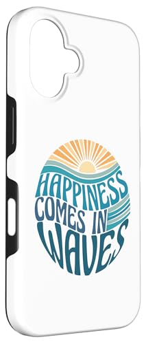 iPhone 16 Happiness Comes In Waves Case