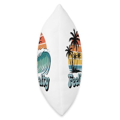 Feelin Salty Throw Pillow