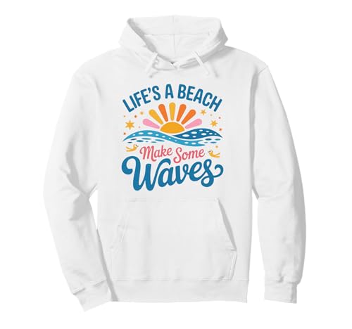 Beach Life Summer Pullover Hoodie
