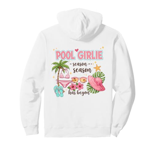 Pool Girl Summer Pullover Hoodie