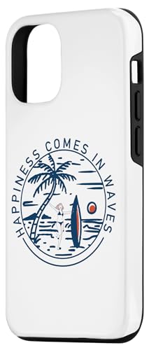 iPhone 15 Happiness Comes In Waves Surfer Case