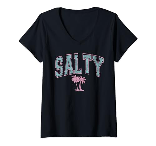 Womens Salty V-Neck T-Shirt