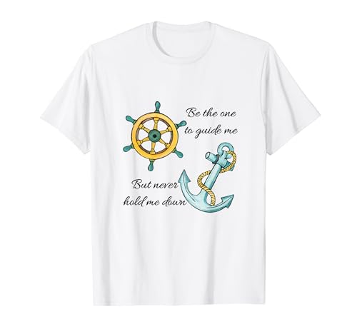 Nautical Shipwheel Anchor Guide T-Shirt