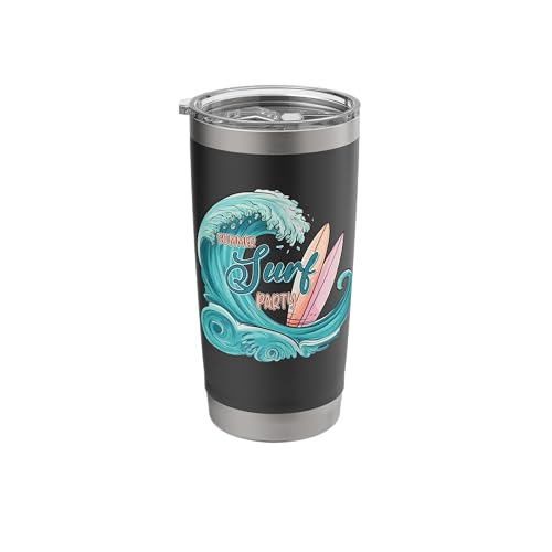 Summer Surf Party Stainless Steel Insulated Tumbler