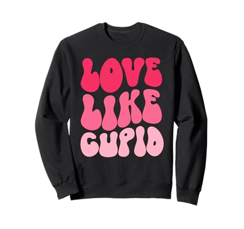 Love Like Cupid Retro Valentine Sweatshirt