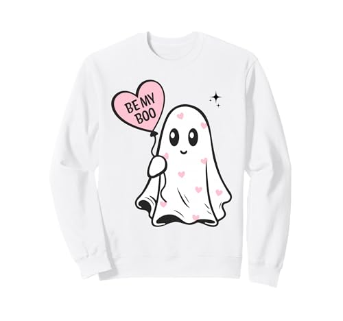 Be My Boo Cute Valentine Ghost Sweatshirt