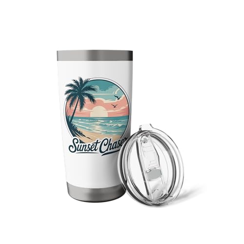 Tropical Beach Sun Stainless Steel Insulated Tumbler