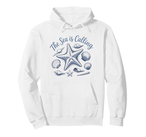 The Sea Is Calling Pullover Hoodie