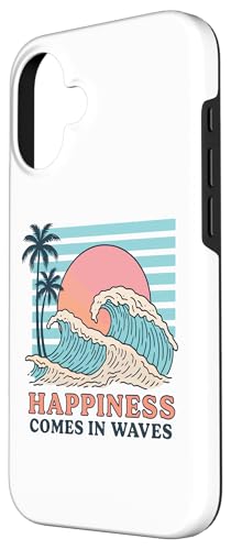 Happiness Comes in Waves Case for iPhone 16