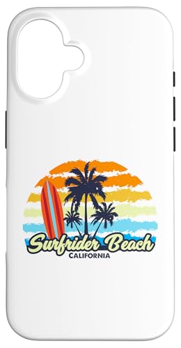 iPhone 16 Surfrider Beach California Case