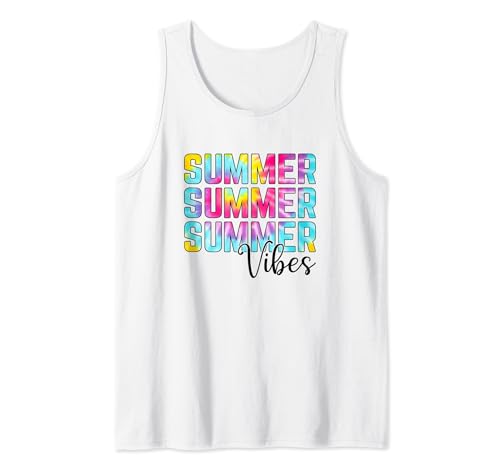 Summer Vibes Tie Dye Tank Top