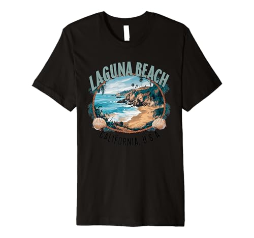 Laguna Beach California Surfing Premium T-Shirt