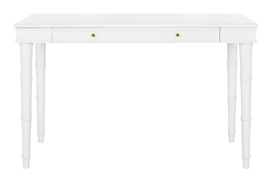 Safavieh Home Office Noely Modern Coastal White 1-drawer Writing Desk