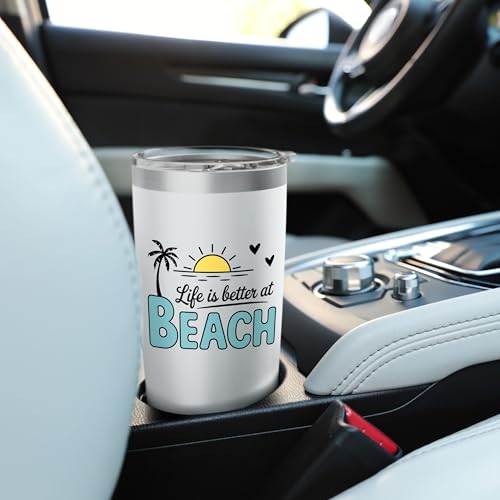 Life Is Better At The Beach Stainless Steel Insulated Tumbler