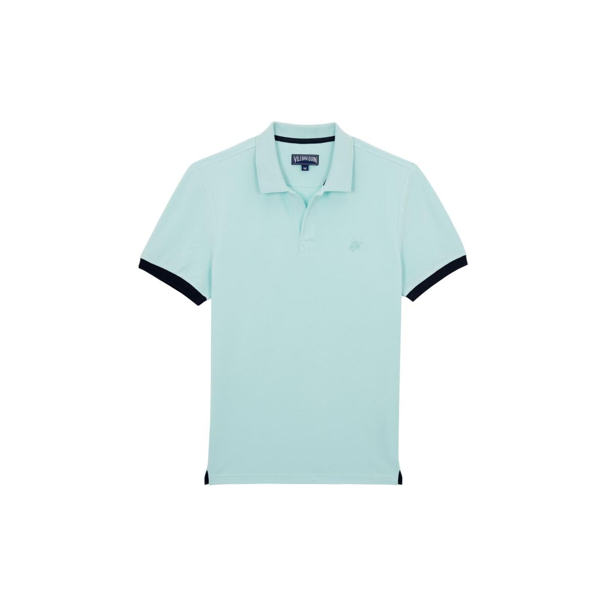 Vilebrequin, Men's Cotton Polo Solid, XL, Pacific