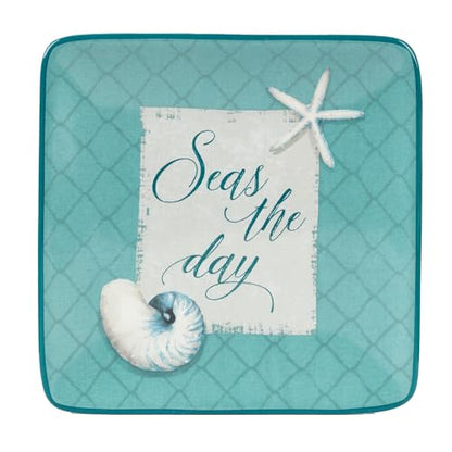 Certified International Ocean View 6" Canape/Luncheon Plates,Set of 4