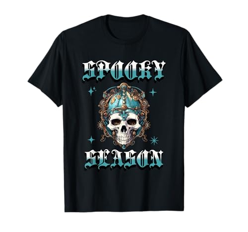Spooky Season Creepy Skull T-Shirt