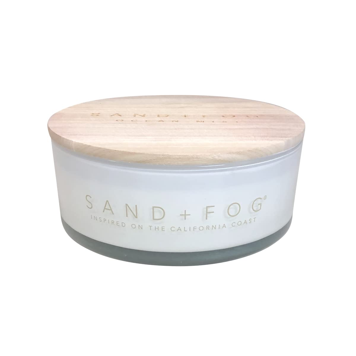 Sand + Fog Scented Candle - Ocean Mist - Additional Scents and Sizes – 100% Cotton Lead-Free Wick - Luxury Air Freshening Jar Candles - Perfect Home Décor for Your Cocktail Table – 34 oz