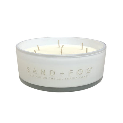 Sand + Fog Scented Candle - Ocean Mist - Additional Scents and Sizes – 100% Cotton Lead-Free Wick - Luxury Air Freshening Jar Candles - Perfect Home Décor for Your Cocktail Table – 34 oz