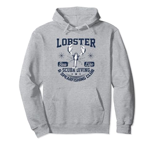 Lobster Scuba Diving Club Pullover Hoodie