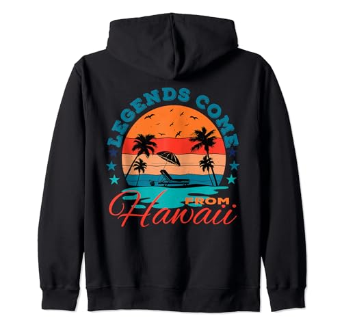Legends Come From Hawaii Zip Hoodie