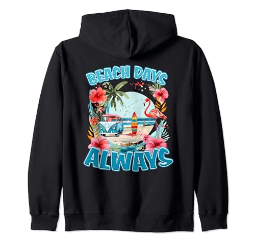 Beach Days Zip Hoodie