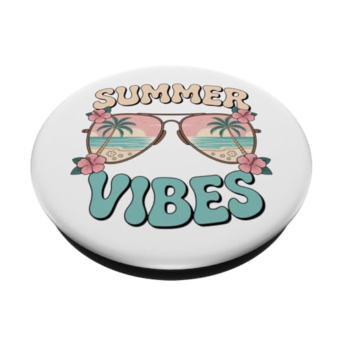 Summer Vibes Tropical PopSockets Adhesive PopGrip