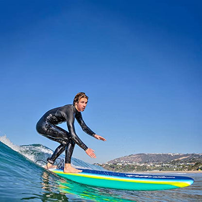 WAVESTORM 8ft Premium Classic Longboard Surfboard,BLT,8 Feet x 22.5 Inch x 3.25 Inch