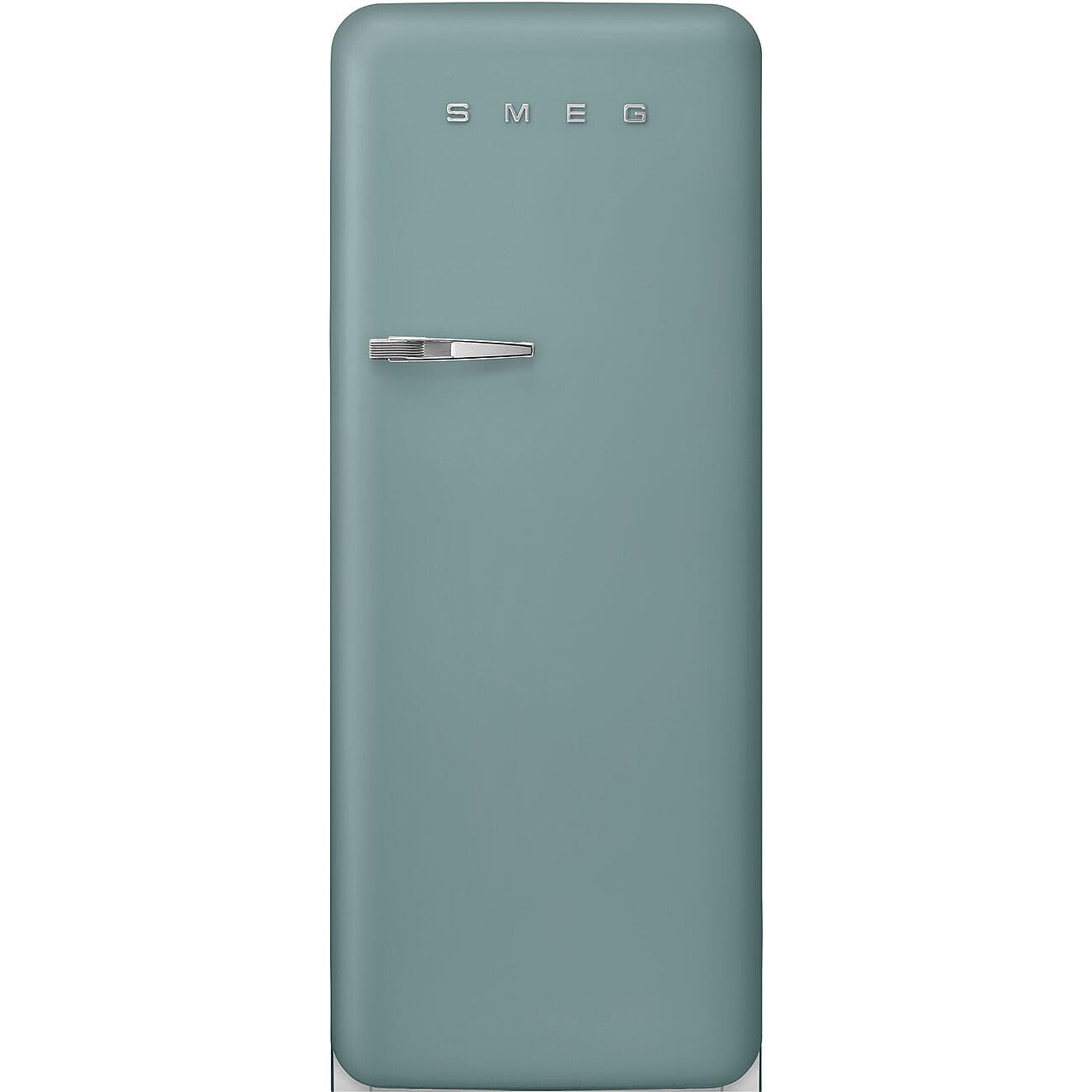Smeg Retro Style FAB28 50s Style Refrigerator, Right Hinge, Matte Jade – 9.93 Cu. Ft. – Made in Italy