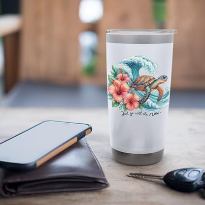Just Go With The Flow Stainless Steel Insulated Tumbler