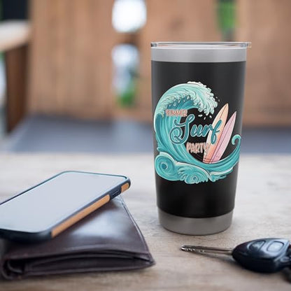 Summer Surf Party Stainless Steel Insulated Tumbler