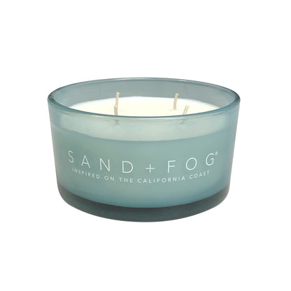 Sand + Fog Scented Candle- California Beach House -Additional Scents and Sizes–100% Cotton Lead-Free Wick-Luxury Air Freshening Jar Candles-Perfect Home Décor for Cocktail Table– 23oz