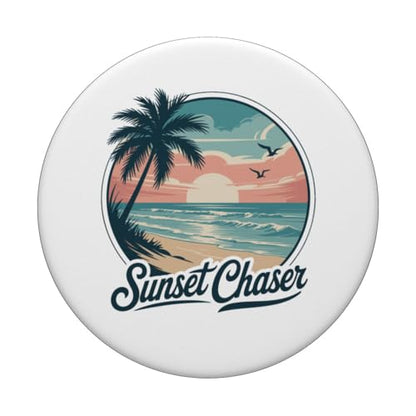 Tropical Beach Sun PopSockets Adhesive PopGrip