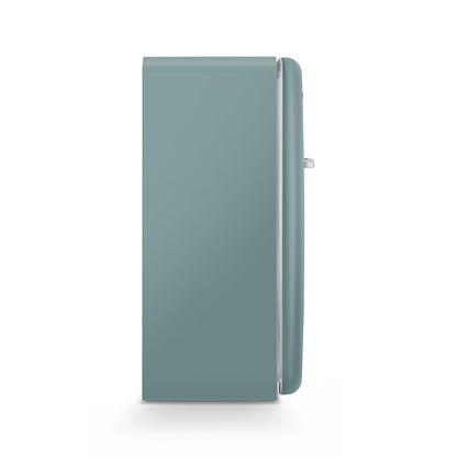 Smeg Retro Style FAB28 50s Style Refrigerator, Right Hinge, Matte Jade – 9.93 Cu. Ft. – Made in Italy