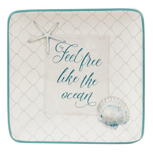 Certified International Ocean View 6" Canape/Luncheon Plates,Set of 4