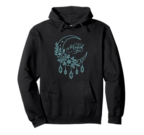 Magical Celestial Moon Pullover Hoodie