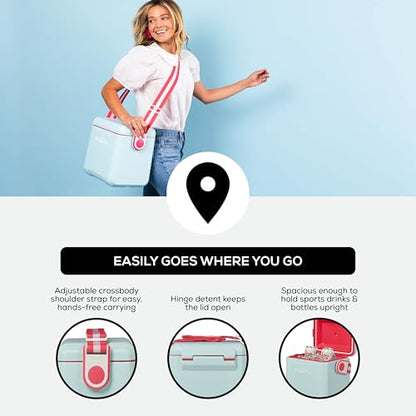 Igloo Mist 11 Qt Tag Along Too Strapped Picnic Style Cooler