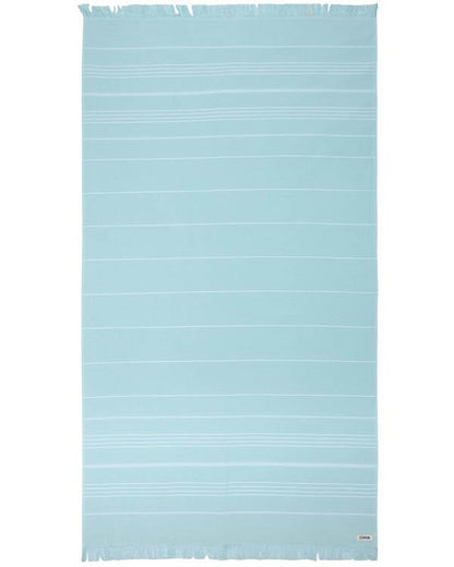 Sand Cloud Turkish Bath Towels Bundle for Bathroom, Set of 4 (Classic Seaglass) - Large Size - 100% Certified Organic Cotton Yarn is Lightweight, Soft & Absorbent - Premium Bath Towels Dry Faster
