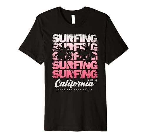 Surfing California Premium T-Shirt