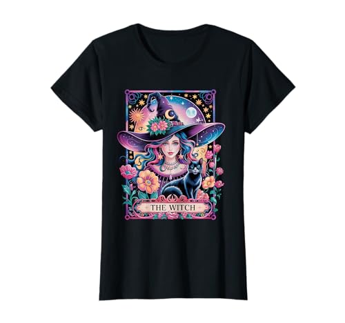 Women's Witch Tarot Card T-Shirt