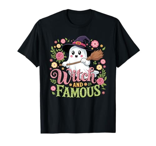 Witch and Famous Funny Halloween T-Shirt