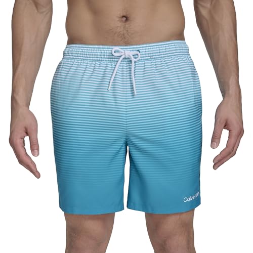 Calvin Klein Men's Swim Swim Trunk,Atlantis,Small