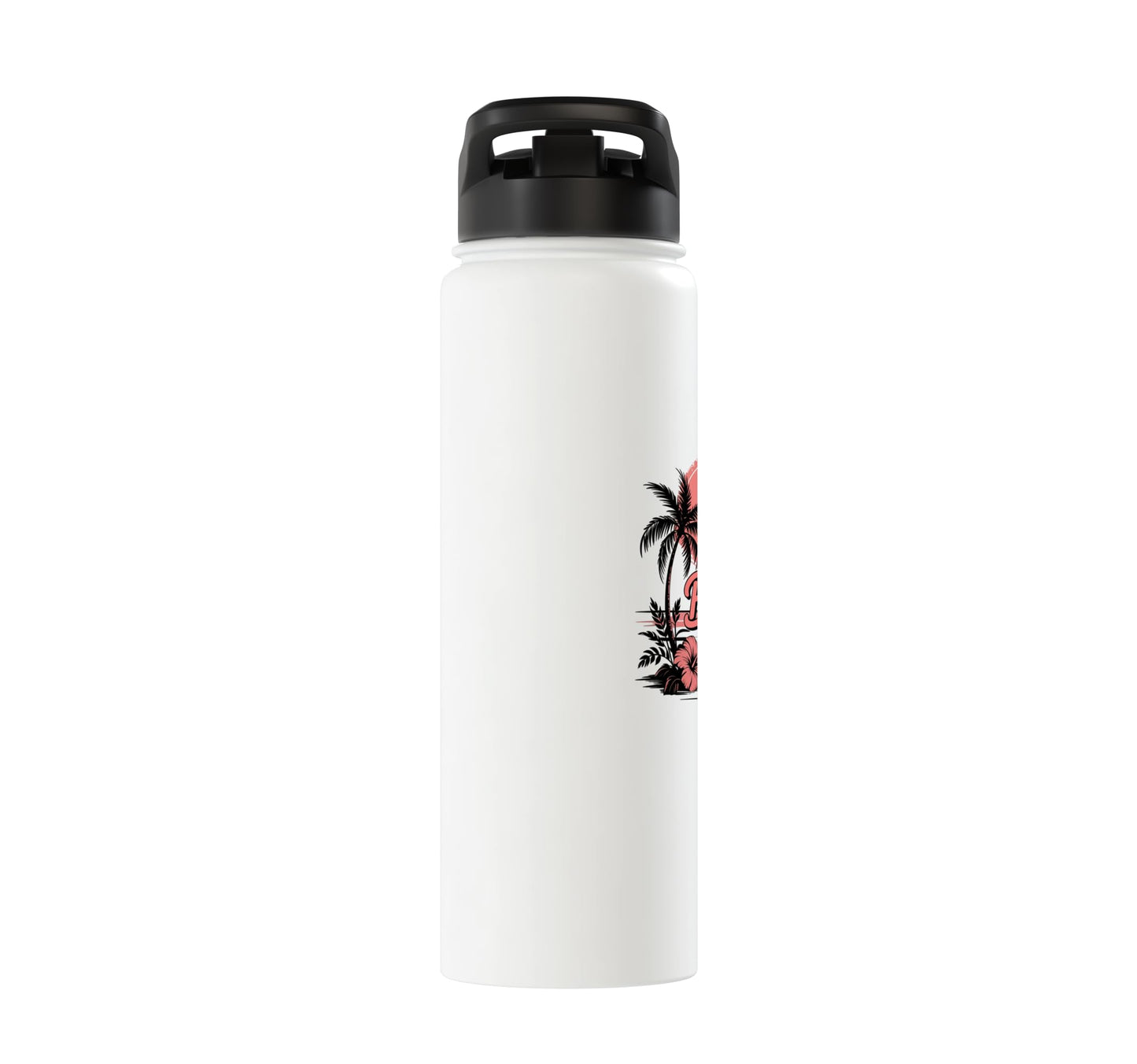 Beach Bum Tropical Sunset Stainless Steel Insulated Water Bottle