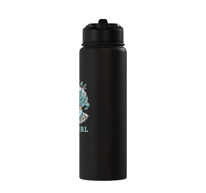 Mermaid Aesthetic Coastal Cowgirl Stainless Steel Insulated Water Bottle
