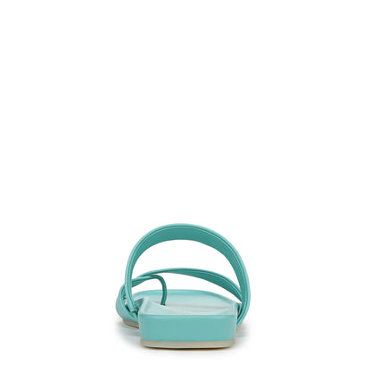 Franco Sarto Womens Estella Slide Sandal Aqua Blue 11 M