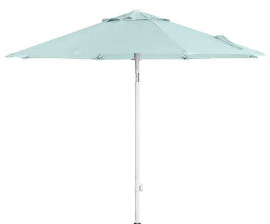 Aqua Outdoors Patio Umbrella – Heavy Duty, Wind-Stable, Adjustable Tilt & Height – Sun Shade for Pool, Deck, Backyard – Rust-Free Frame – Easy Assembly (7.5' Aqua)
